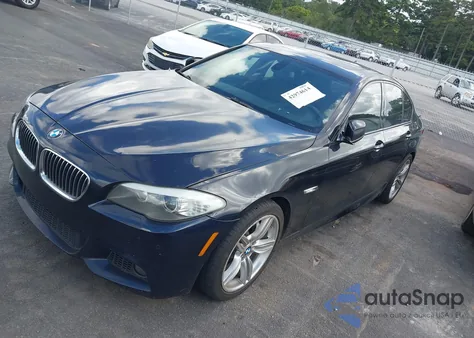 2011 BMW 535I из США, поврежденный, VIN WBAFR7C59BC608601